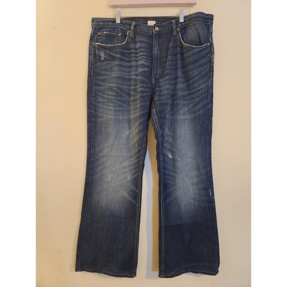 Banana Republic Other - Banana Republic Men's 100% Cotton 38x32(Actual38x30)Boot Cut Distressed Jeans